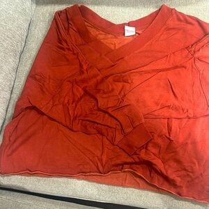 Nike yoga crop sweatshirt